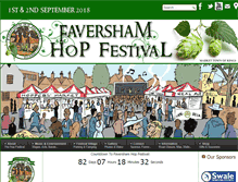 Tablet Screenshot of favershamhopfestival.org